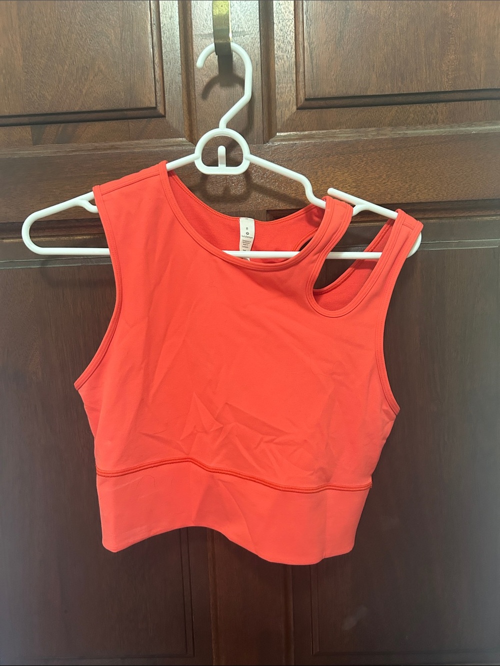 lululemon athletica Coral Asymmetric-Strap Crop Top
